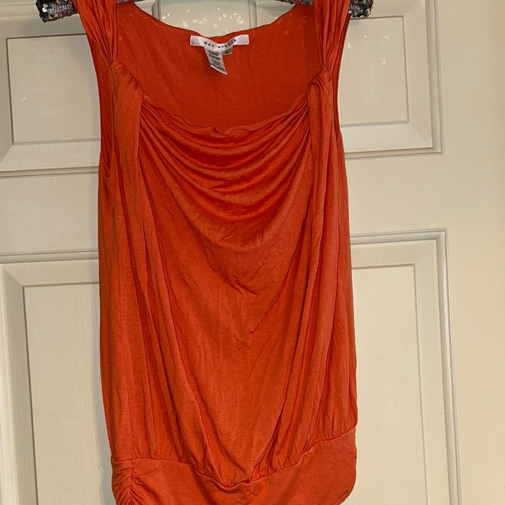 Vince Orange Women's Tank Top
